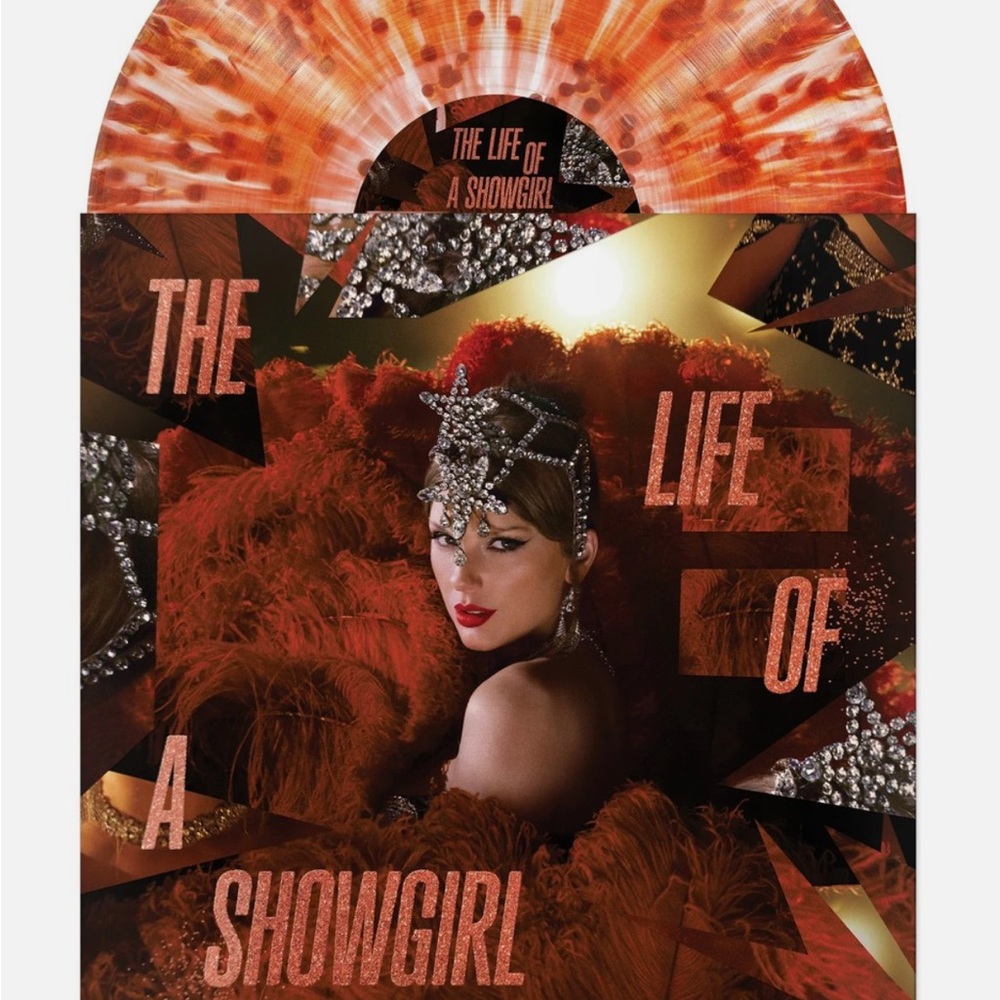 The Life of a Showgirl: The Tiny Bubbles in Champagne Red Lipstick & Lace Vinyl